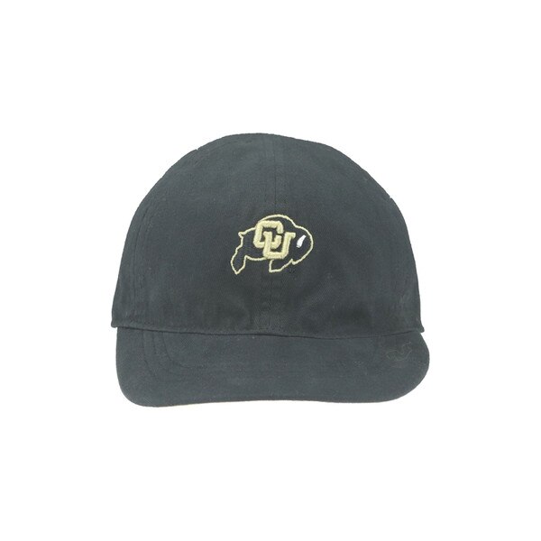 This is the black side of the hat. In the center there is a black and gold C.U. buffalo logo.